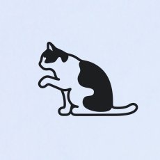 画像2: 猫 Ｔシャツ　レディースサイズ　【白/ヘザーグレー】5.0オンス ねこ 雑貨 グッズ ［ゆる波オリジナル］ (2)